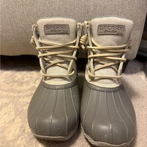 Sperry Women’s Gray Rain Boots